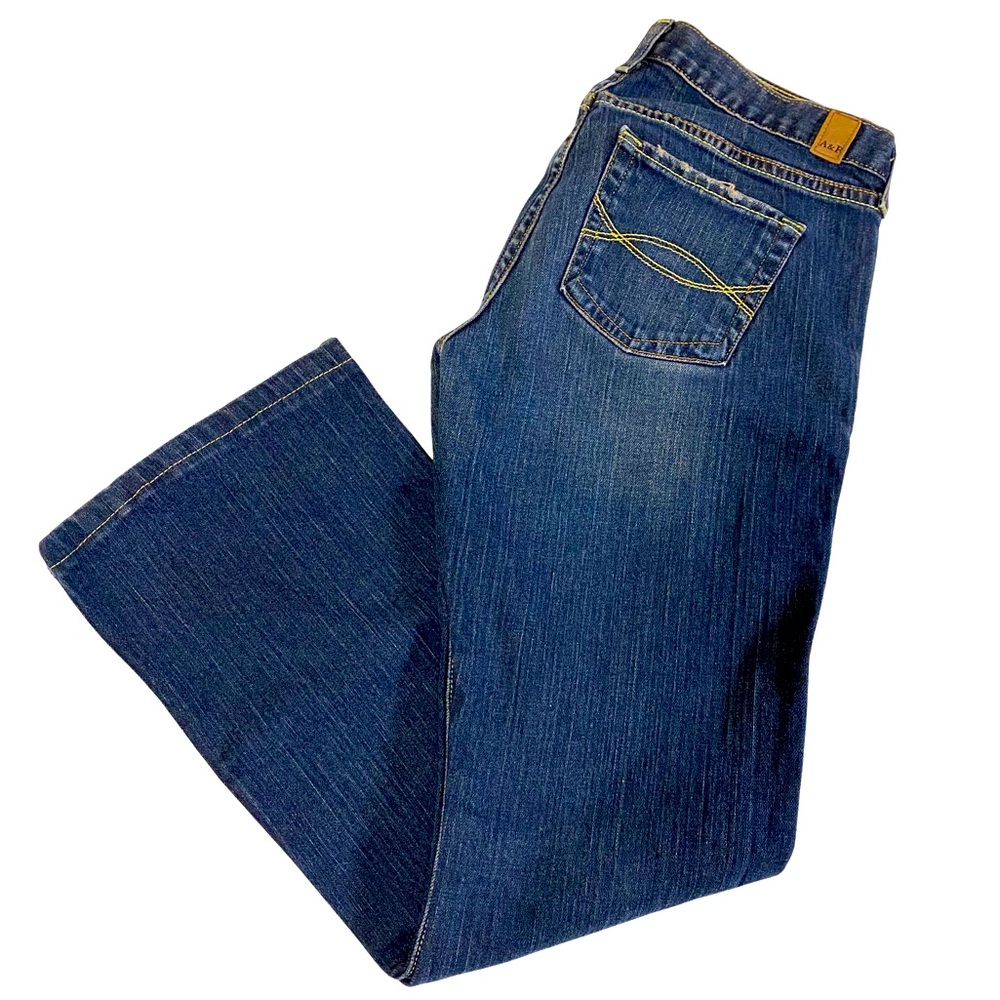 Abercrombie Vintage Madison Flare stretch 5 pocket jeans 4